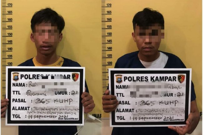 Satu dari Dua Pelaku Jambret yang Berusaha Kabur ,  Diberi Timah Panas oleh Tim Macan Polres Kampar 