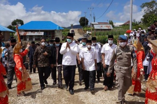 Bupati Epyardi Asda Hadiri Temu Ramah Pembangunan Masjid Nurul Hidayah dan Tempat Manasik Haji Taluak Dalam Alahan Panjang