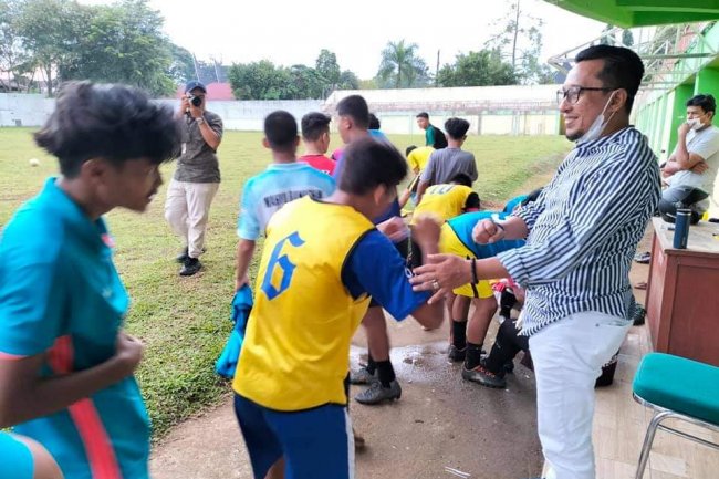 Sonsong Liga 3, Bupati Tanah Datar Semangati Seleksi Pemain PSBS