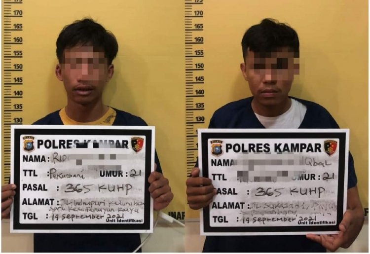 Satu dari Dua Pelaku Jambret yang Berusaha Kabur ,  Diberi Timah Panas oleh Tim Macan Polres Kampar 