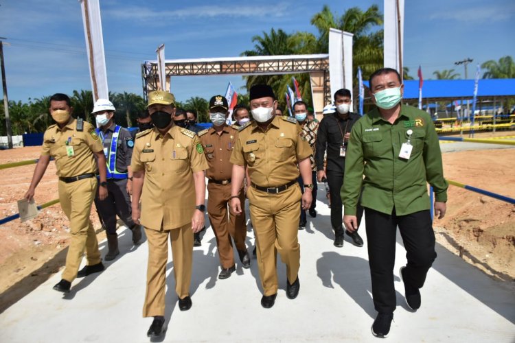 Penuhi Kebutuhan Air Minum, Pembangunan SPAM Lintas Pekanbaru-Kampar  Dimulai