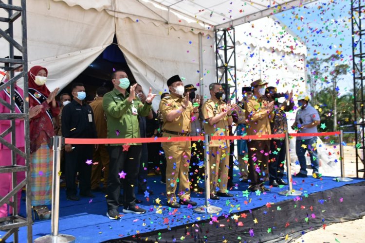 Penuhi Kebutuhan Air Minum, Pembangunan SPAM Lintas Pekanbaru-Kampar  Dimulai