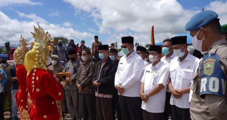 Bupati Epyardi Asda Hadiri Temu Ramah Pembangunan Masjid Nurul Hidayah dan Tempat Manasik Haji Taluak Dalam Alahan Panjang