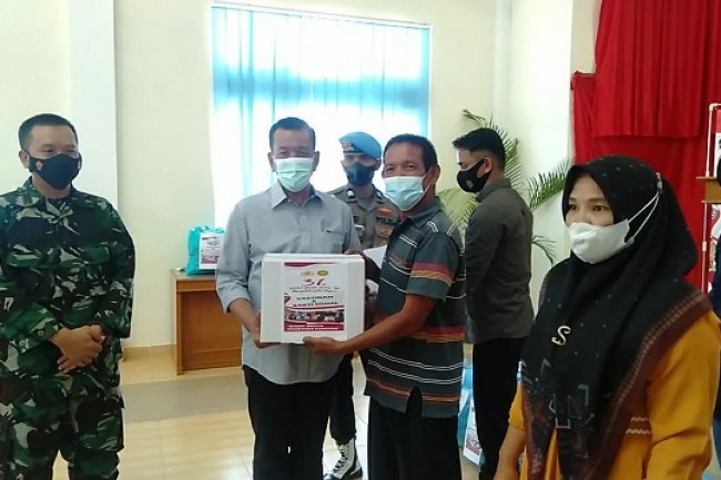 Polres Gelar Vaksinasi Massal,  Kapolda Sumbar  Datang  ke Tarusan Bersama Bupati Pesisir Selatan