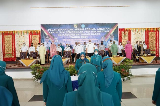 Sambut Pelantikan Ketua TP PKK Kecamatan, Bupati Eka Putra: Beri Spirit dan  Energi Positif Terhadap Kinerja Camat