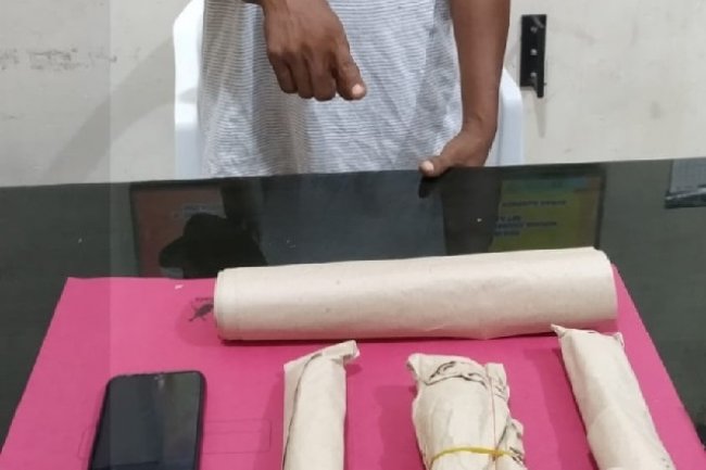 Diduga Edarkan Daun Ganja, Polisi Tangkap Seorang Tersangka