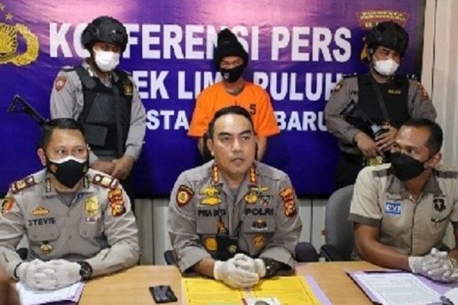 Tak Sampai 24 Jam, Polresta Pekanbaru Berhasil Ungkap Kasus  Pembunuhan di Hotel Holiday  