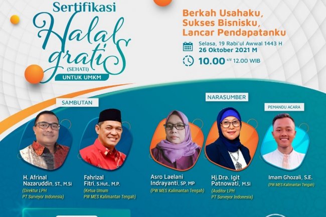 Program Sehati 2021, Surveyor Indonesia dan Masyarakat Ekonomi Syariah Dorong UMK Naik Kelas  
