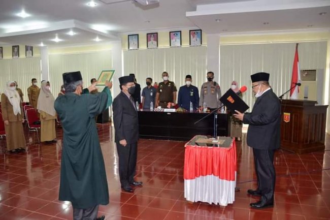 Ir. Jetson Dilantik Sebagai Penjabat Sekda Kabupaten Agam