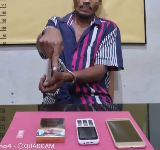 Kantongi Shabu, Warga Tapung Hilir Digelandang ke Kantor Polisi