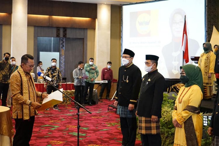 Bupati Tanah Datar Lantik Pengurus IKTD Provinsi Lampung Periode 2021-2026