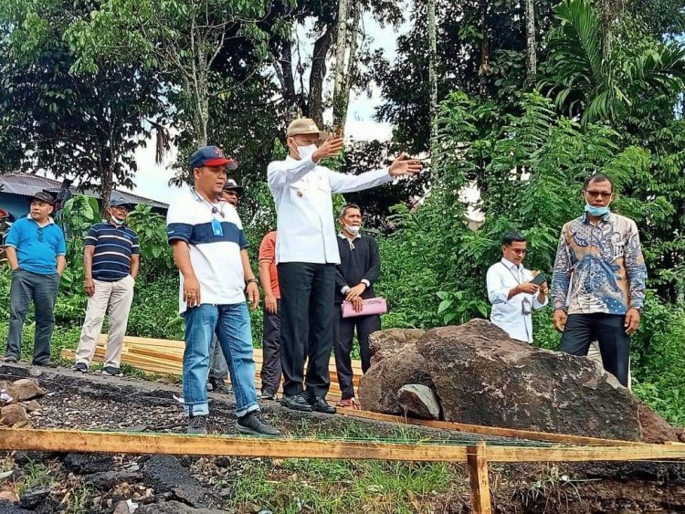 Tinjau Kegiatan Phisik, Sabar AS: Pemkab Pasaman Pastikan Pengerjaan Proyek Sesuai Aturan 