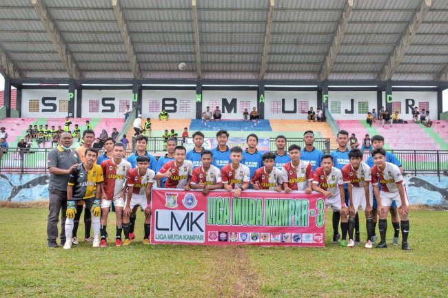 Liga Muda Kampar 3 Bergulir, Laga Pertama  Tim Merah Putih FC Kalahkan MU Junior