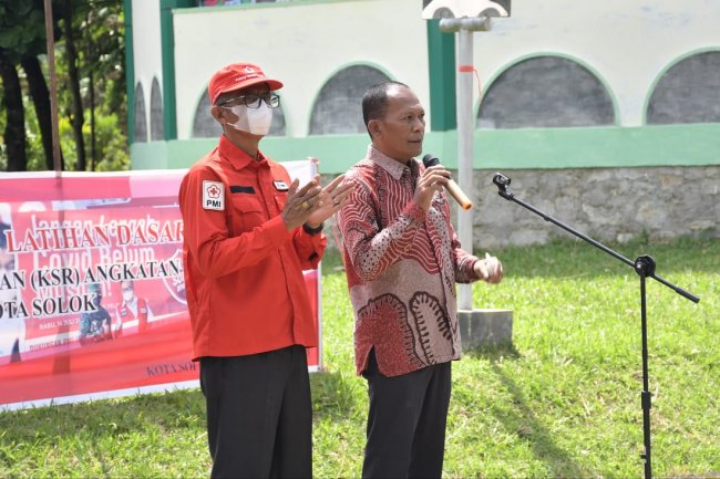 Sebanyak 30 Relawan PMI Kota Solok Ikuti Pelatihan Kewaspadaan Penanggulangan Bencana