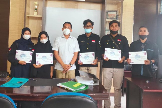 Usai Laksanakan PKL, Mahasiswa UIN Suska dan UIR Ddilepas Diskominfo Kampar  