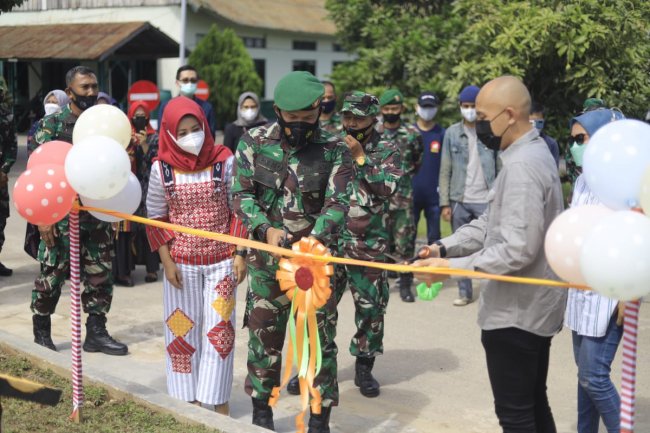 Pinca BRI Solok Bersama Dandim 0309 Solok Resmikan Lapangan Darmawangsa 0309 Skate Zone