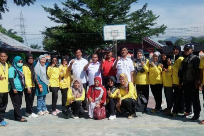 PGRI Sijunjung Helat Sejumlah Pertandingan Olahraga  Meriahkan HUT PGRI dan HGN 2021