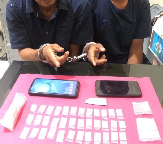 Lagi,  2 Pelaku Narkoba Diciduk Polisi dan Amankan 37 Paket Shabu Siap Edar