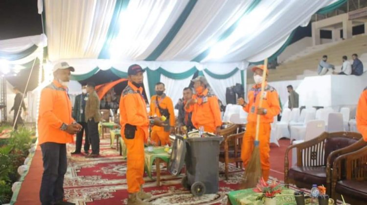 Sisi Lain Pembukaan MTQ:  Opening Ceremony Usai,  Tim Oranye  Langsung Bereaksi