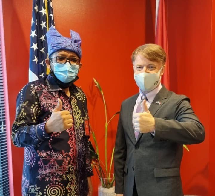 Bertemu Konsul AS Mr Gordon Church, Wako Padang Hendri Septa Bangun Kerja Sama Sister City