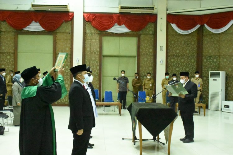 Mutasi di Pemkab Kampar, 5 Pejabat Eselon II Pindah Kursi