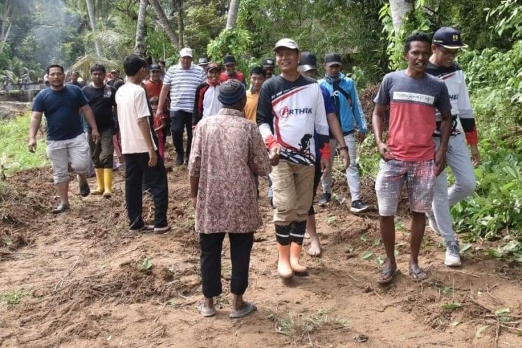 Mantap, Pemko Pariaman Kembali  Buka Jalan Nol Budgeter di Desa Cudadak Air