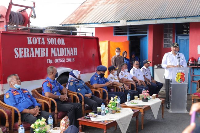 Bidang Damkar Naik Status Menjadi Dinas, Wako Solok Harapkan Pelayanan Semakin Baik