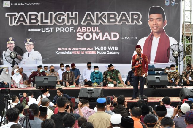 UAS Takjub, Kota Payakumbuh Bakal Bangun Masjid Agung