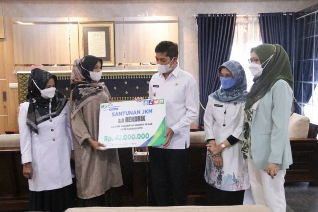 BPJS Ketenagakerjaan Serahkan Santunan JKM Kepada Empat Ahli Waris di Sawahlunto