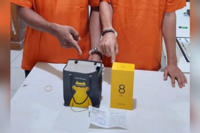 Bersama Barang Bukti, Dua Tersangka Curat Diamankan Polsek Tapung Hilir, Kampar