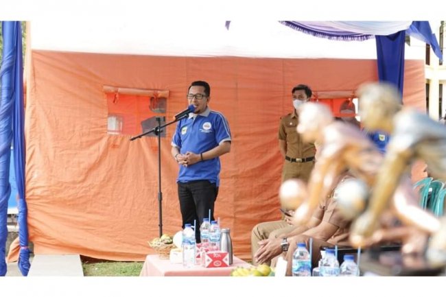 Dibuka Bupati Tanah Datar, Kejuaraan Vollyball Antar Nagari Perebutkan Piala Bergilir Bupati Cup 2021 Dimulai