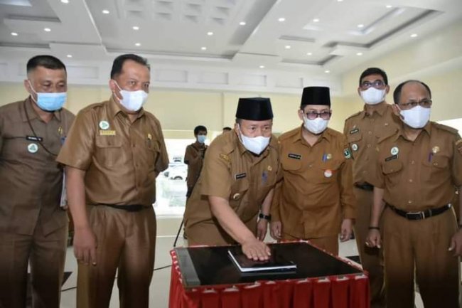 Pertama di Sumbar, Kabupaten Agam Launching Aplikasi Sistem Informasi Tim Pembina Usaha Kesehatan Sekolah/Madrasah