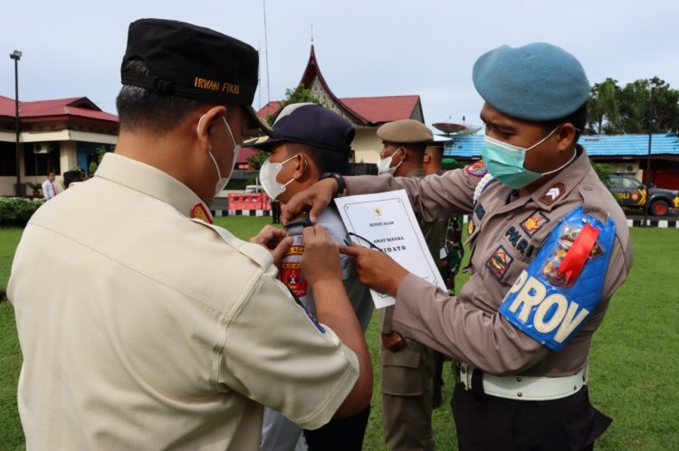 Wakil Bupati Agam Irwan Fikri Pimpin Apel Gelar Pasukan Operasi Lilin Singgalang Tahun 2021