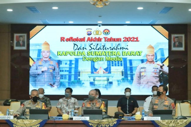 Kapolda: Selama Tahun 2021, Tindak Pidana di Sumbar Menurun