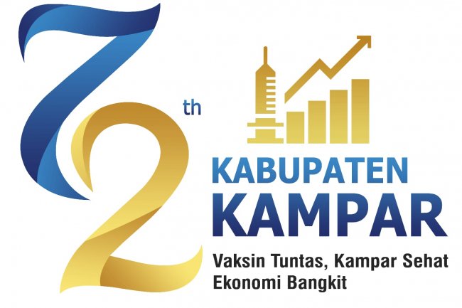 Tema dan Logo Hari Jadi Kampar ke-72 Tahun 2022 Ditetapkan: Vaksin Tuntas, Kampar sehat, Ekonomi Bangkit