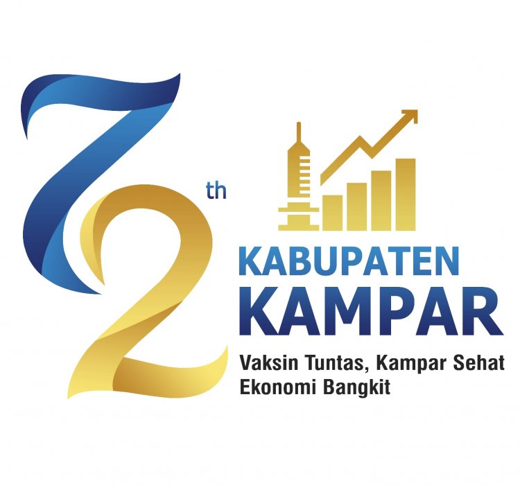 Tema dan Logo Hari Jadi Kampar ke-72 Tahun 2022 Ditetapkan: Vaksin Tuntas, Kampar sehat, Ekonomi Bangkit