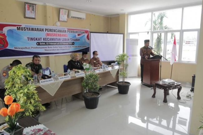 Wawako Solok Buka  Musrenbang Kecamatan Lubuk Sikarah Tahun 2023