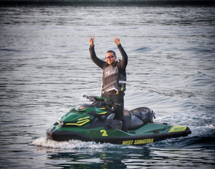 Tuntaskan Ekspedisi Beriloga Sabeu, Wagub Audy Joinaldy Tempuh 400 Mil dengan Jetski
