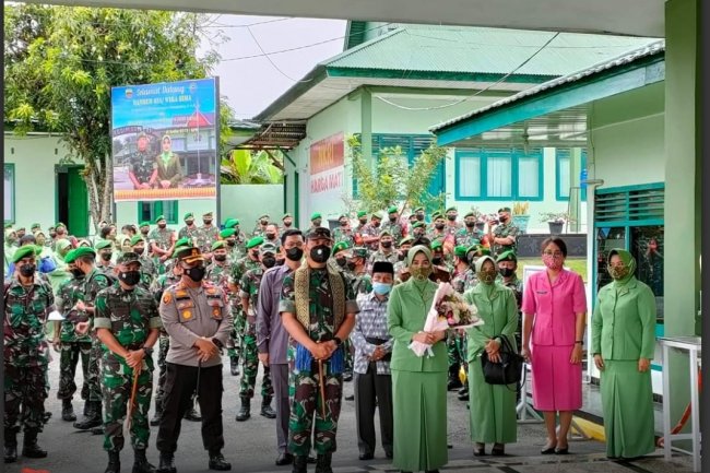 Danrem 031/Wira Bima Kunjungan Kerja ke Kodim 0313/KPR