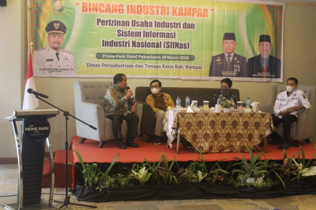 Pelaku Usaha Bahas Program Stategis Industri Kampar
