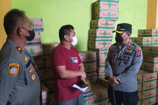 Sidak Sejumlah Distributor, Kapolres Solok Pastikan Ketersediaan Minyak Goreng Jelang Ramadan