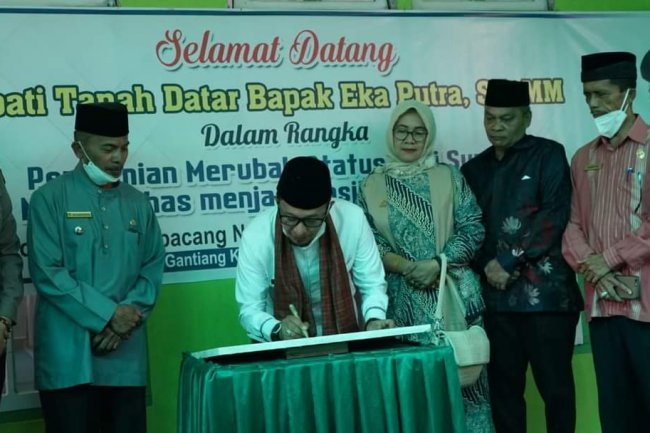 Setelah 54 Tahun, Mushalla Nurul Ikhlas Berubah Status Jadi Mesjid