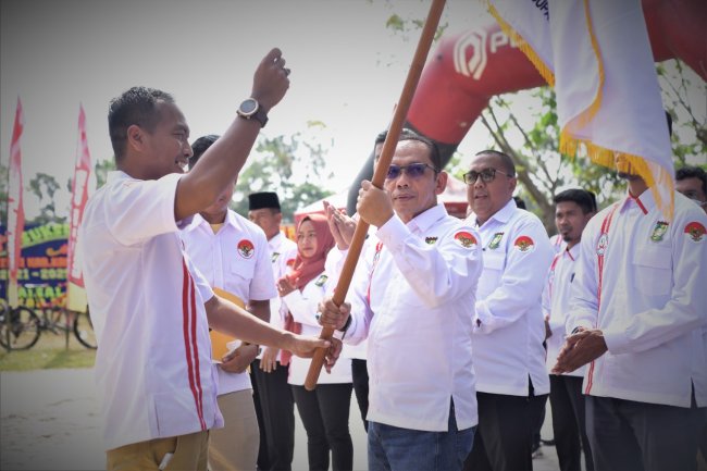 ISSI Kabupaten Kampar Periode 2021 - 2025 Dikukuhkan Azwan : Kita Akan Gelar Event Tour De Muara Takus. 