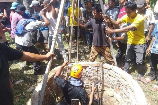 Di Duga Kehabisan Oksigen 2 Pria Tewas Dalam Sumur 