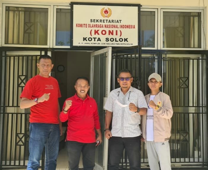 Koni Kota Solok Terima Kunjungan Koni Kota Pariaman 
