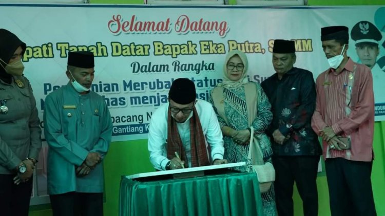 Setelah 54 Tahun, Mushalla Nurul Ikhlas Berubah Status Jadi Mesjid