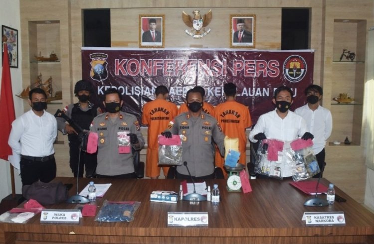 Satresnarkoba Polres Bintan Tangkap 3 Pelaku Narkoba