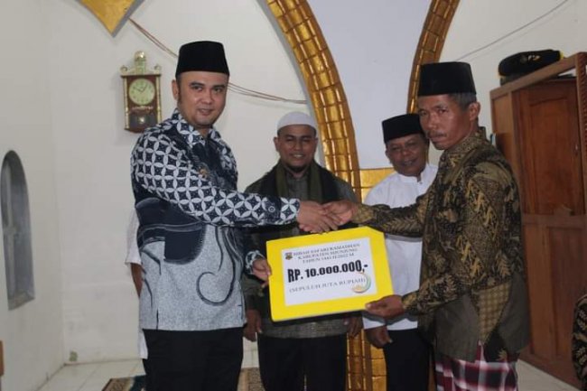 Tim I Safari Ramadhan (TSR) Kabupaten Sijunjung kunjungi Masjid Baitul Makmur Nagari Silokek Kecamatan Sijunjung