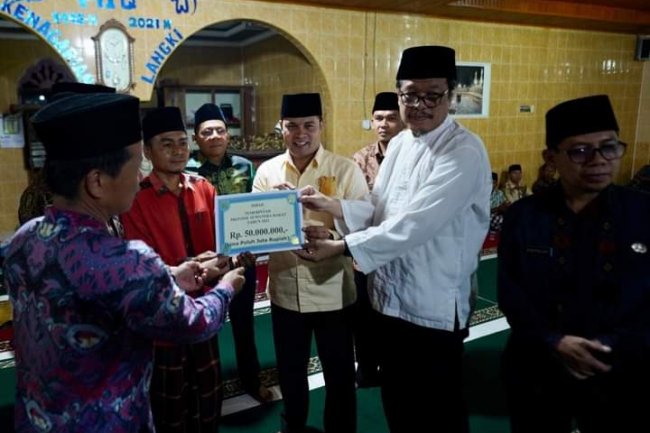 Tim Safari Ramadhan (TSR) Pemprov Sumbar Kunjungi Masjid Syukur Jorong Muaro Lunggo Nagari Langki