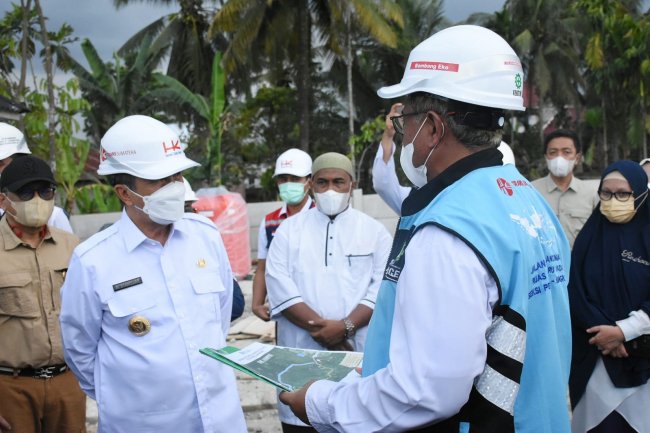 Progres 95 Persen Jelang Lebaran Tol Pekanbaru - Bangkinang Sudah Dapat  Fungsikan